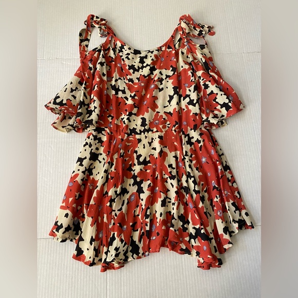 Free People One Hand 🤚 Painted Baby Doll Dress Size XS - Picture 8 of 15